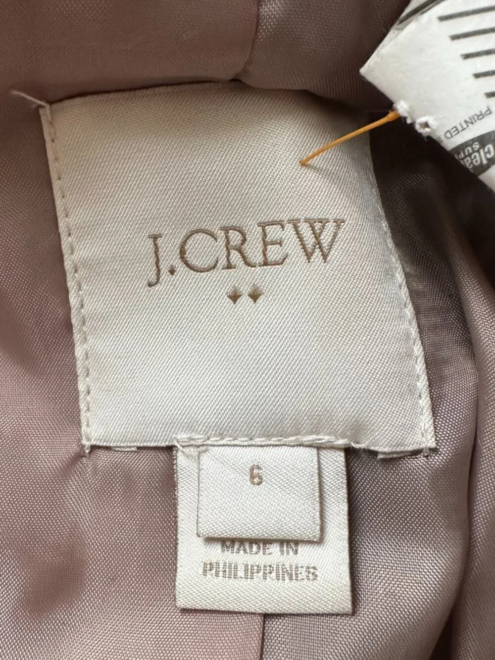 J Crew Coat Womens 6 Long Wool Blend Collared Button Close Red Pockets - Picture 4 of 14